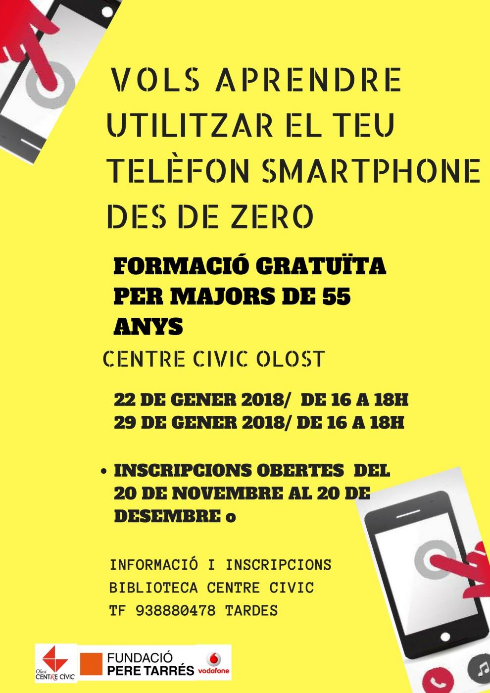 Curs per aprendre a utilitzar l'smartphone des de zero